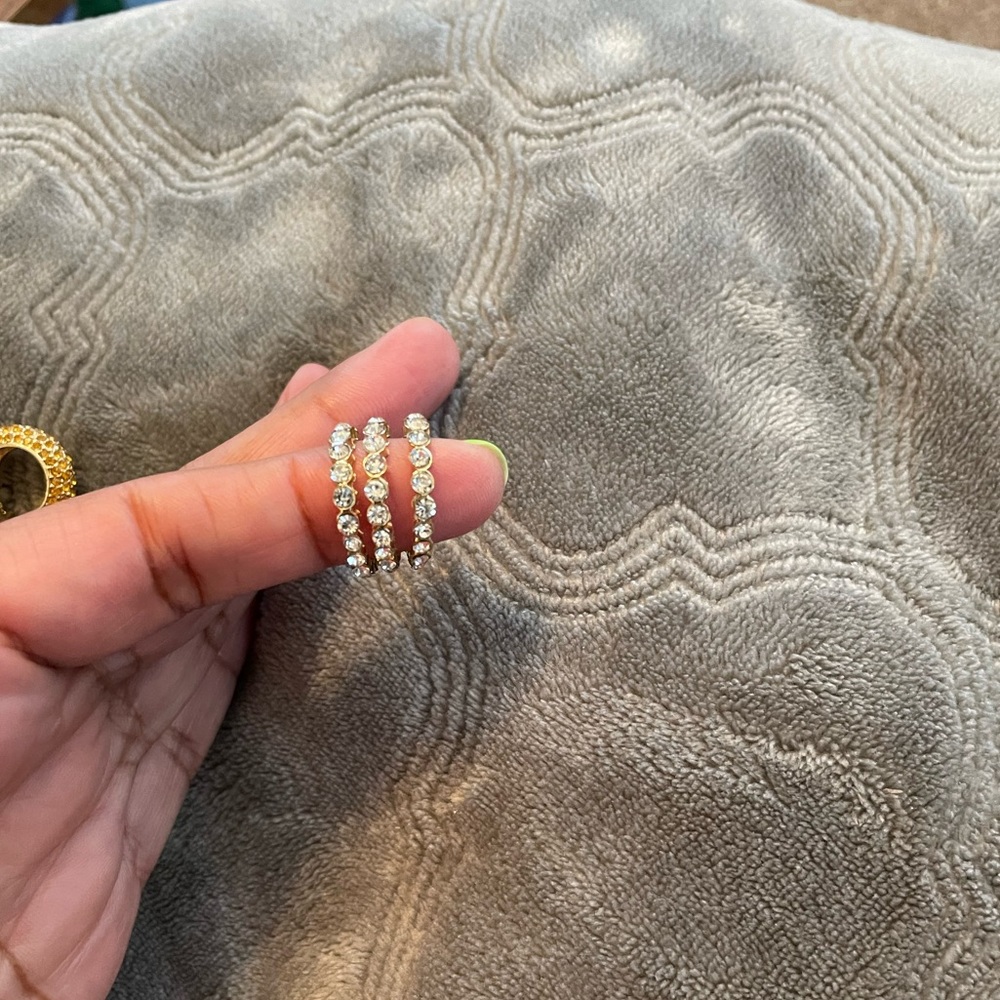 Fake gold ear cuff